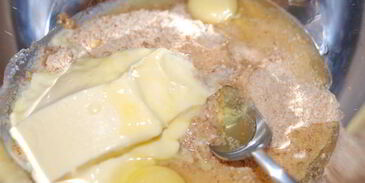 чизкейк персики в облаках