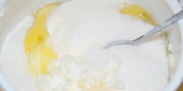 чизкейк персики в облаках