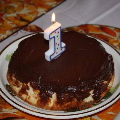 Чизкейк с шоколадной глазурью