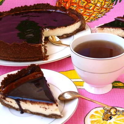 Чизкейк с шоколадом