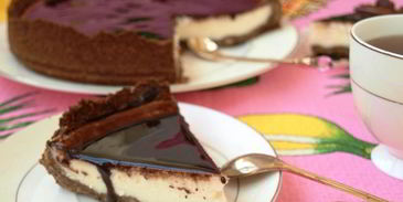 чизкейк с шоколадом