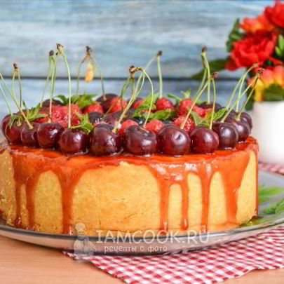 Чизкейк с вишней
