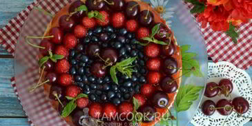 чизкейк с вишней