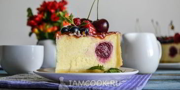 чизкейк с вишней
