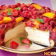 Рецепт Домашнего чизкейка с творогом и желе