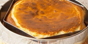 домашний чизкейк с творогом и желе