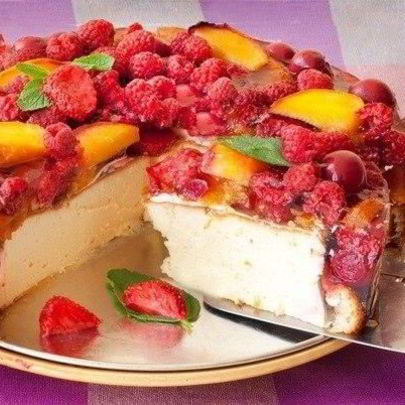 Фруктовый чизкейк