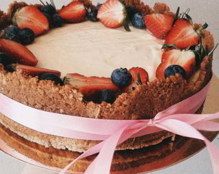 Классический чизкейк с ягодами