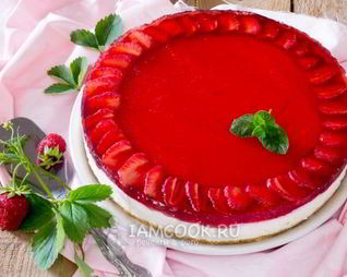 Клубничный чизкейк