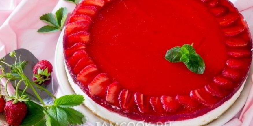 Рецепт клубничного чизкейка