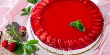 клубничный чизкейк