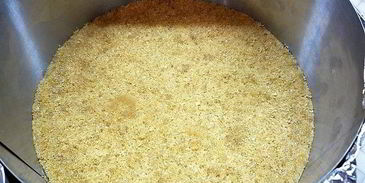 лимонный чизкейк с марципаном и маком