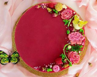 Малиновый чизкейк