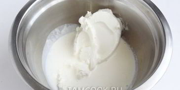 порционный ванильный чизкейк