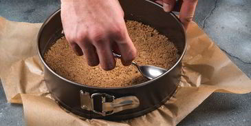 простой чизкейк на основе из хлебцев