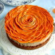 Рецепт Пряного чизкейка Тыквенная роза