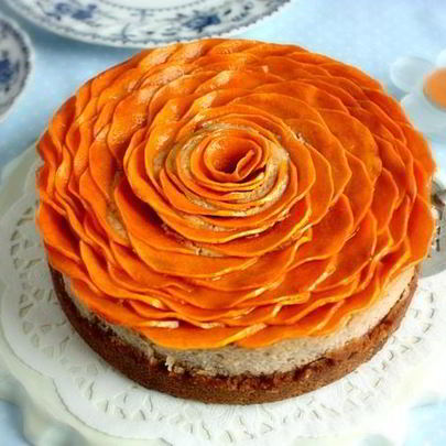 Пряный чизкейк Тыквенная роза