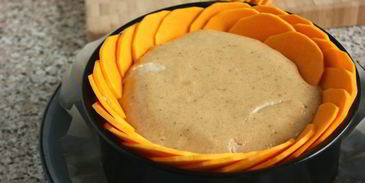 пряный чизкейк тыквенная роза