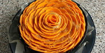 пряный чизкейк тыквенная роза