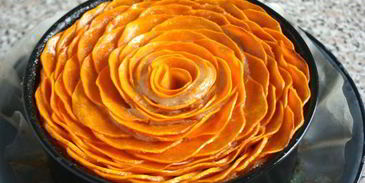 пряный чизкейк тыквенная роза