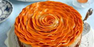 пряный чизкейк тыквенная роза