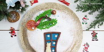 пряный рождественский чизкейк