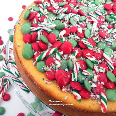 Рождественский чизкейк