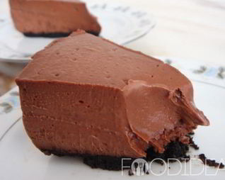 Шоколадный чизкейк без выпечки