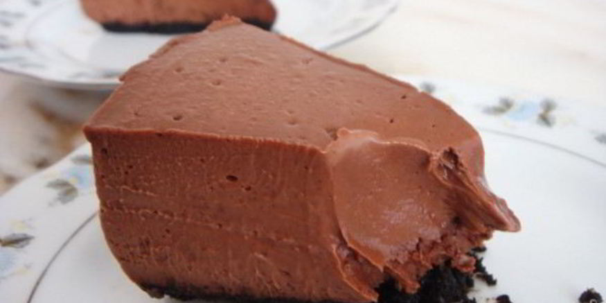 Рецепт шоколадного чизкейка без выпечки