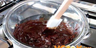 шоколадный чизкейк брауни