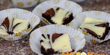 шоколадный чизкейк брауни