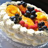 Рецепт Шоколадного чизкейка с фруктами