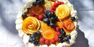 шоколадный чизкейк с фруктами