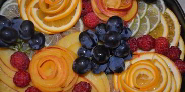 шоколадный чизкейк с фруктами