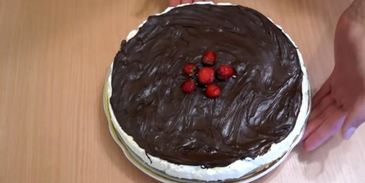 творожный чизкейк без выпечки с маршмеллоу и нутеллой