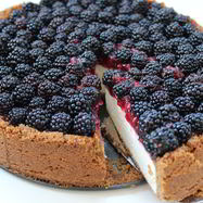 Рецепт Творожного чизкейка с ежевикой