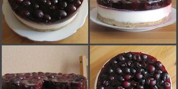 творожный чизкейк с вишней без выпечки