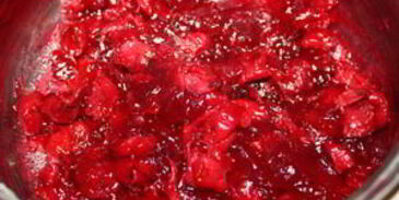 вишнево-миндальный чизкейк