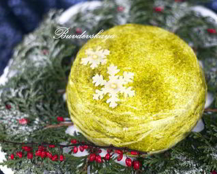 Японский чизкейк с чаем матча