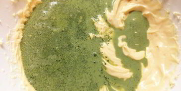 японский чизкейк с чаем матча