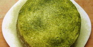 японский чизкейк с чаем матча