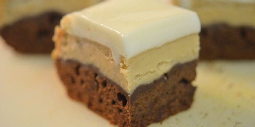 Рецепт экспрессо-брауни-чизкейка