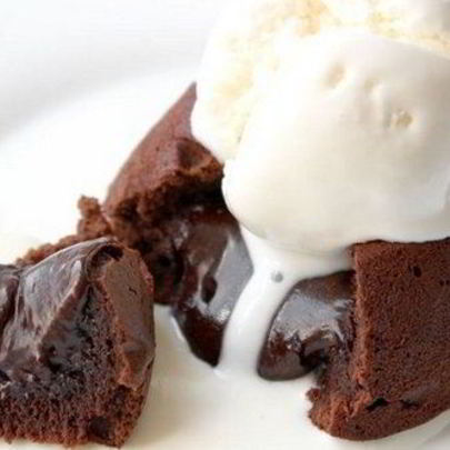 Американский кекс с жидкой начинкой