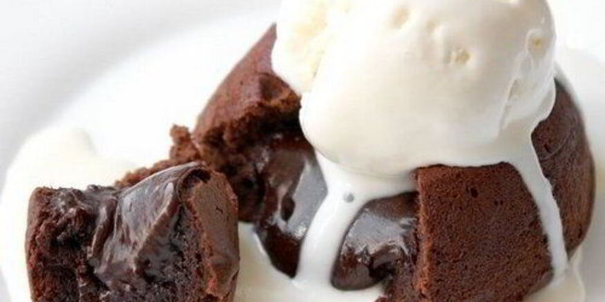 Рецепт американского кекса с жидкой начинкой