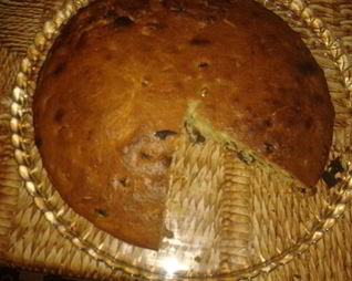 Английский кекс с изюмом