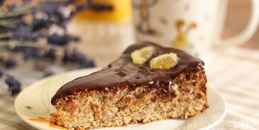 быстрый ореховый кекс из 3 составляющих