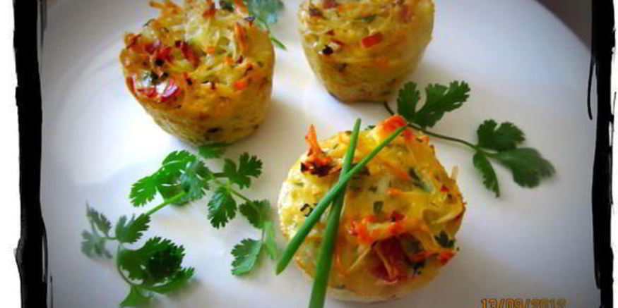 Рецепт картофельных кексов с беконом