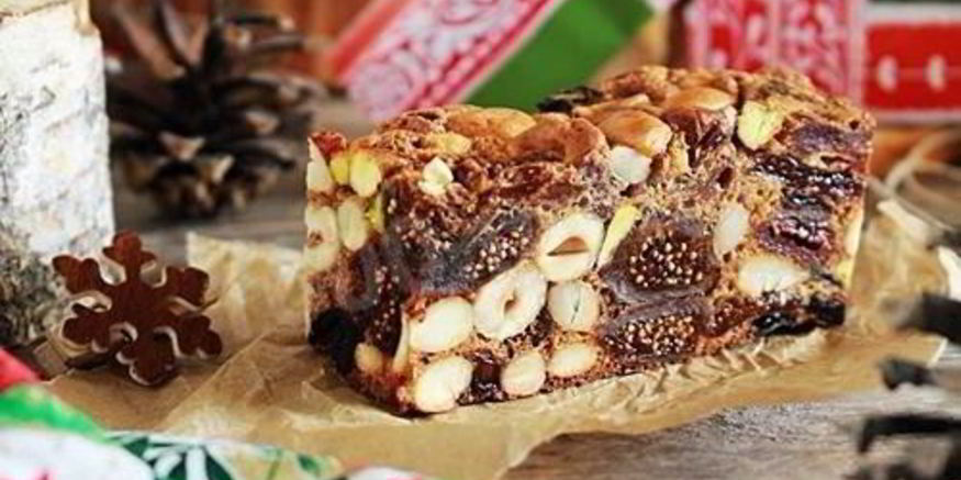 Рецепт кекса фруктово-ореховый рождественский