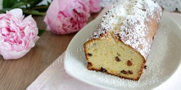 кекс на сгущенке с изюмом