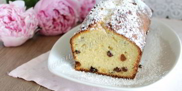 кекс на сгущенке с изюмом